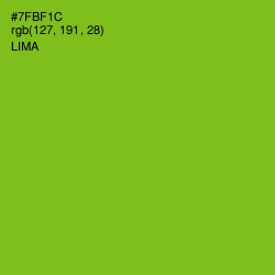 #7FBF1C - Lima Color Image