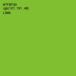 #7FBF30 - Lima Color Image