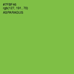 #7FBF46 - Asparagus Color Image