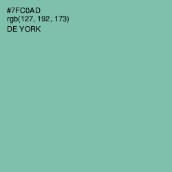 #7FC0AD - De York Color Image