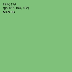 #7FC17A - Mantis Color Image