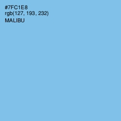 #7FC1E8 - Malibu Color Image