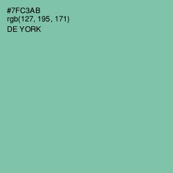 #7FC3AB - De York Color Image