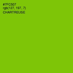 #7FC507 - Chartreuse Color Image
