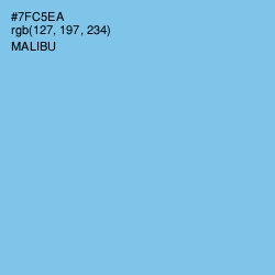 #7FC5EA - Malibu Color Image