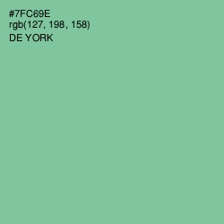 #7FC69E - De York Color Image