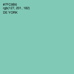 #7FC9B6 - De York Color Image