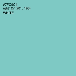 #7FC9C4 - Bermuda Color Image