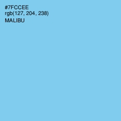 #7FCCEE - Malibu Color Image