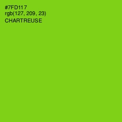 #7FD117 - Chartreuse Color Image