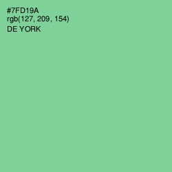 #7FD19A - De York Color Image