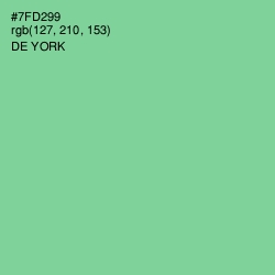 #7FD299 - De York Color Image