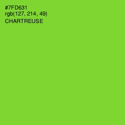 #7FD631 - Chartreuse Color Image