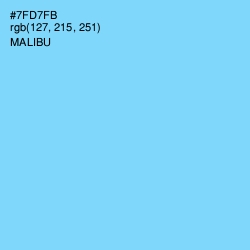 #7FD7FB - Malibu Color Image