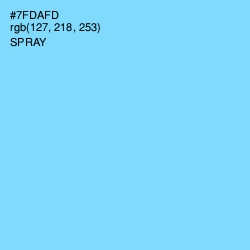 #7FDAFD - Spray Color Image