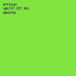 #7FE340 - Mantis Color Image