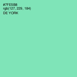 #7FE5B8 - De York Color Image