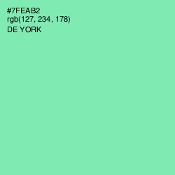 #7FEAB2 - De York Color Image