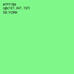 #7FF789 - De York Color Image