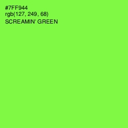 #7FF944 - Screamin' Green Color Image