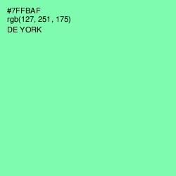 #7FFBAF - De York Color Image