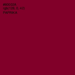 #80002A - Paprika Color Image