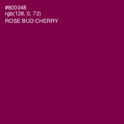 #800048 - Rose Bud Cherry Color Image