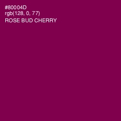 #80004D - Rose Bud Cherry Color Image