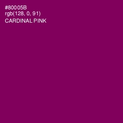 #80005B - Cardinal Pink Color Image