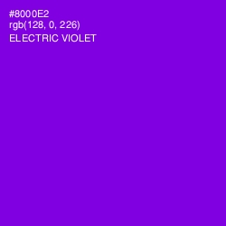#8000E2 - Electric Violet Color Image