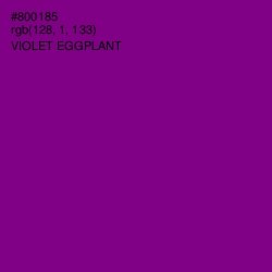 #800185 - Violet Eggplant Color Image