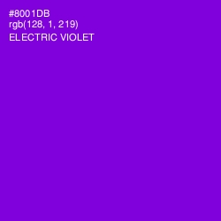 #8001DB - Electric Violet Color Image