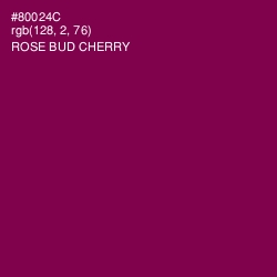 #80024C - Rose Bud Cherry Color Image