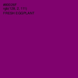 #80026F - Fresh Eggplant Color Image