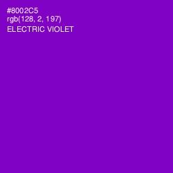 #8002C5 - Electric Violet Color Image