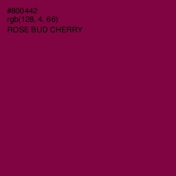 #800442 - Rose Bud Cherry Color Image