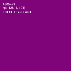 #800479 - Fresh Eggplant Color Image