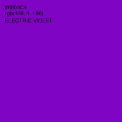 #8004C4 - Electric Violet Color Image