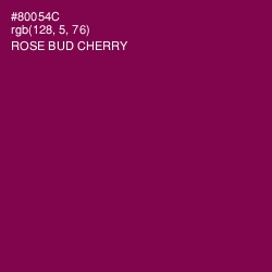 #80054C - Rose Bud Cherry Color Image