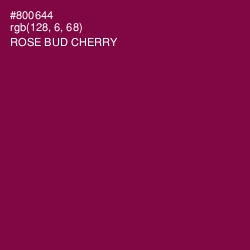 #800644 - Rose Bud Cherry Color Image