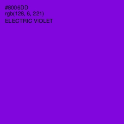 #8006DD - Electric Violet Color Image