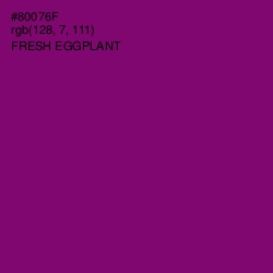 #80076F - Fresh Eggplant Color Image