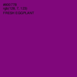 #80077B - Fresh Eggplant Color Image