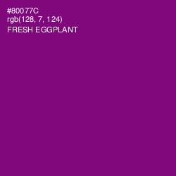 #80077C - Fresh Eggplant Color Image