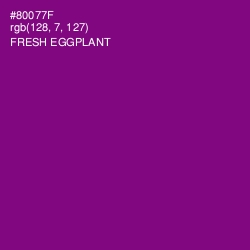 #80077F - Fresh Eggplant Color Image