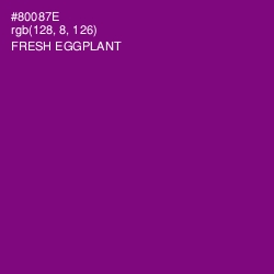 #80087E - Fresh Eggplant Color Image