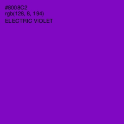 #8008C2 - Electric Violet Color Image