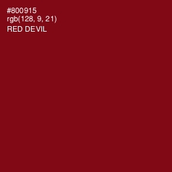 #800915 - Red Devil Color Image