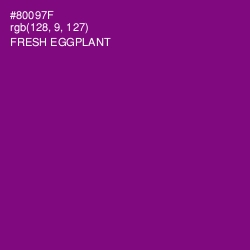 #80097F - Fresh Eggplant Color Image