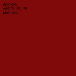 #800A0A - Maroon Color Image